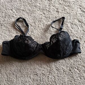 Elegant Black Lace Bra